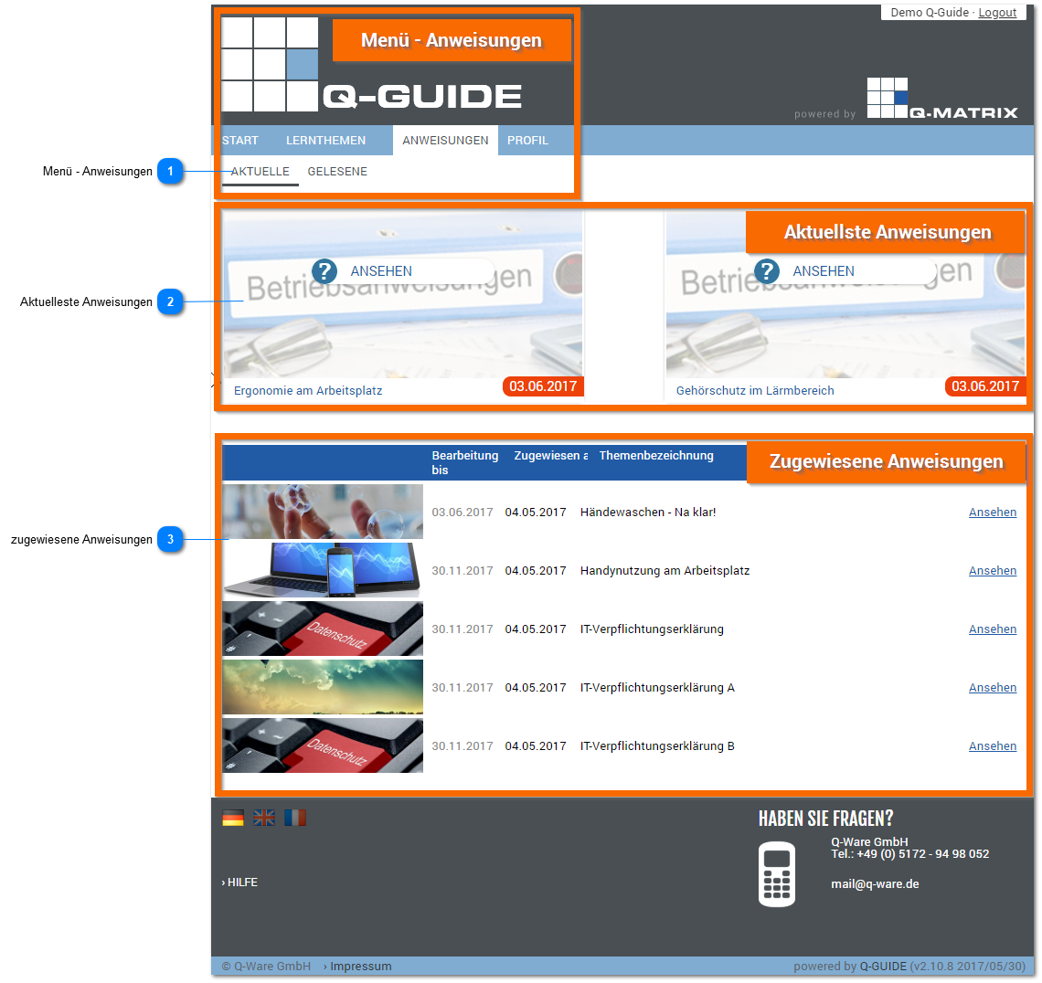 2.3.3. Utilisateur - Instructions (AN)