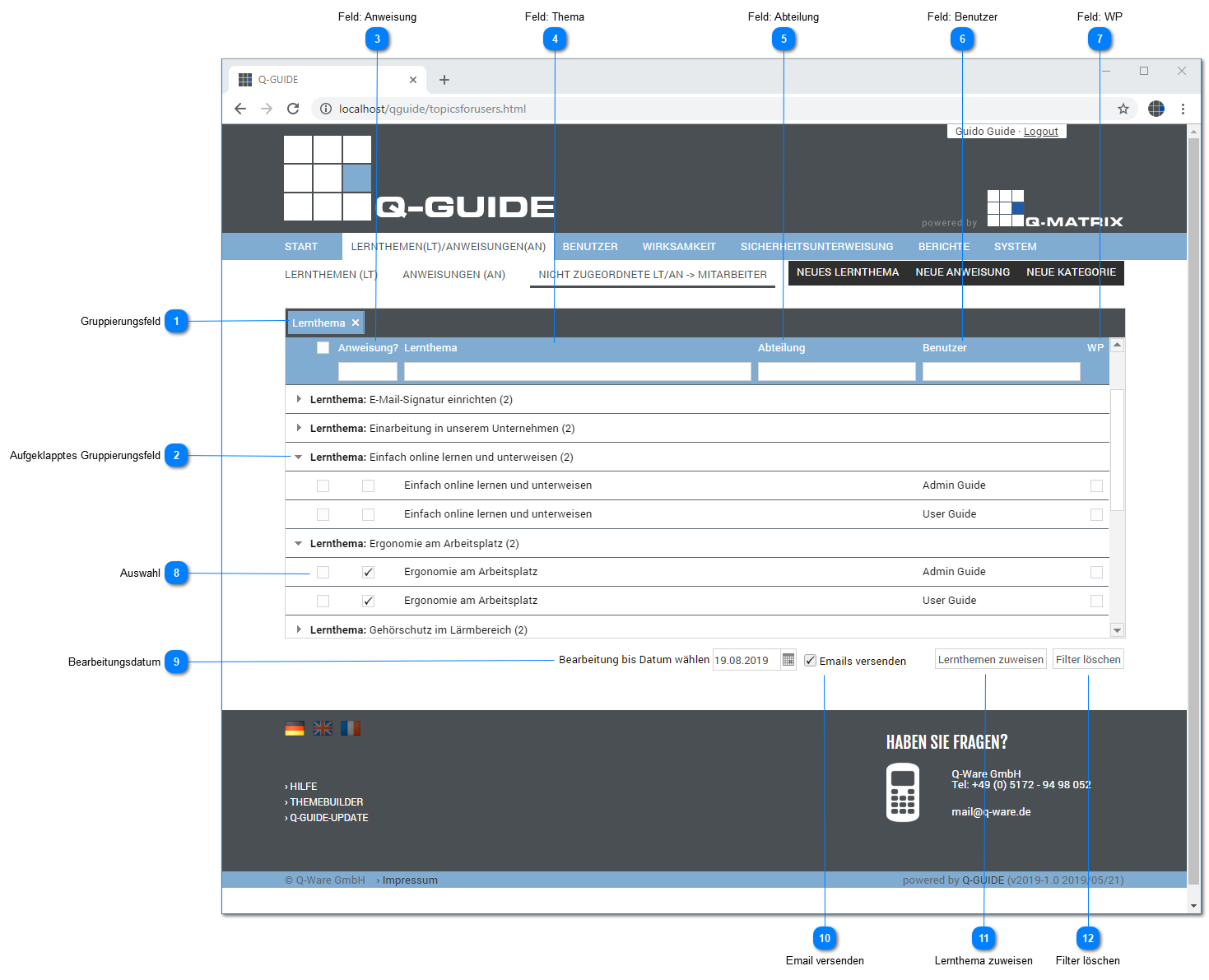 2.3.6.3. LT/AN non attribués ► Collaborateurs